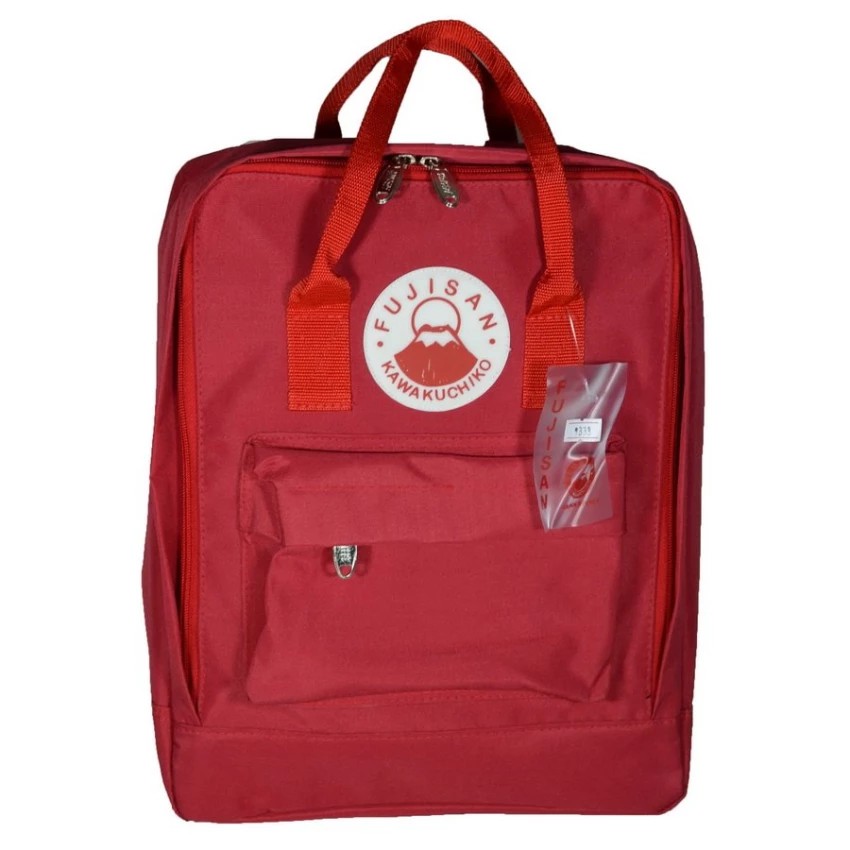 fujisan-kawakuchiko-กระเป๋าเป้สไตล์ญี่ปุ่น-code-9333-red