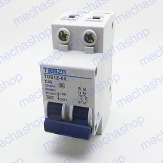 ดีซีเบรกเกอร์ เซอร์กิตเบรกเกอร์ อุปกรณ์ป้องกันไฟฟ้า TOMZN 2P 25A DC 440V DC Circuit breaker