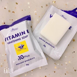 Vitamin E Soap สบู่บำรุงผิวหน้า ลดฝ้า กระ จุดด่างดำ ผิวกระจ่างใส