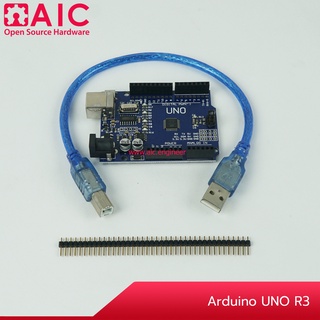 บอร์ด Arduino UNO R3 พร้อมสายสัญญาณ @ AIC ผู้นำด้านอุปกรณ์ทางวิศวกรรม