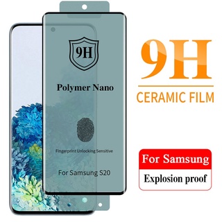 ส่งจากไทย ฟิล์มSamsung ฟิล์มเต็มจอ Samsung S8.S9.S10.S10Plus ไม่กระจก polymer nano กันแตก กันกระแทก