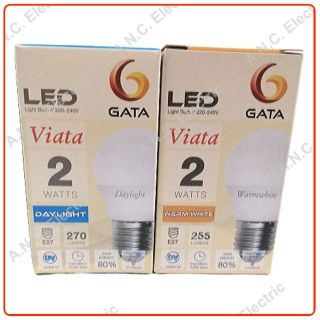 Gata หลอด LED BULB 2W E27 (DayLight,Warmwhite)