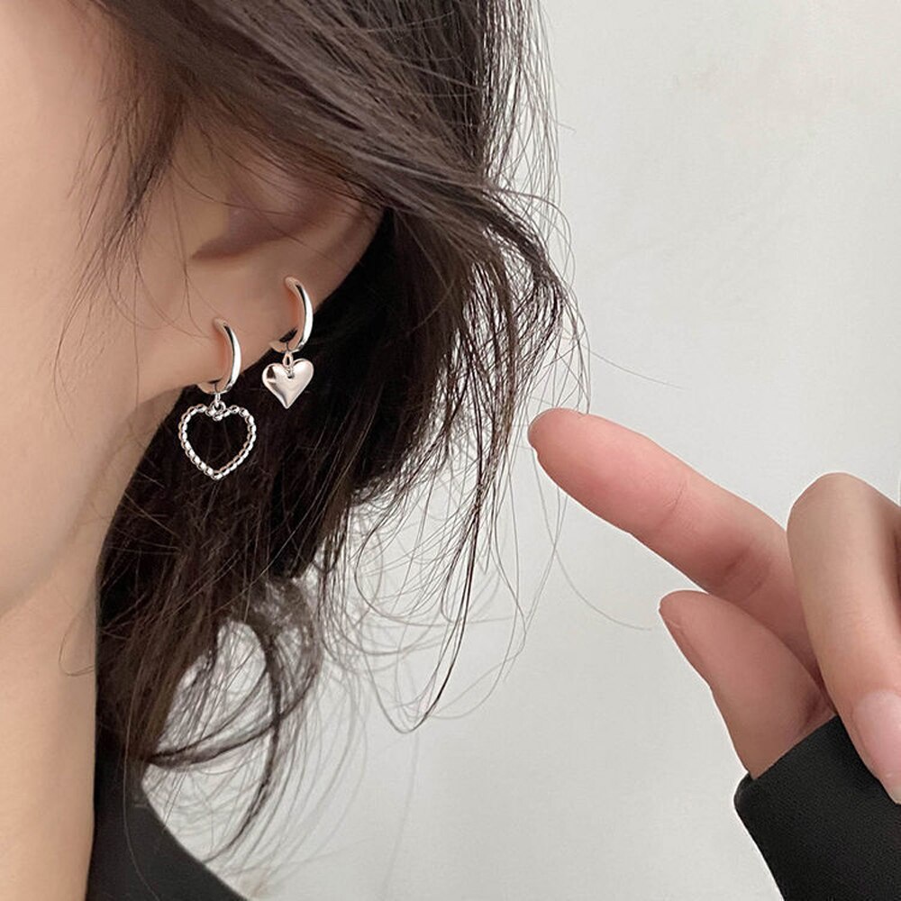ladies-fashion-alloy-asymmetric-love-earrings-pendant