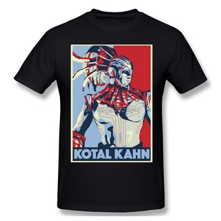 เสื้อคู่ - Mortal Kombat เกมต่อสู้การกระทํา LiuKang มาใหม่เสื้อยืด Kotal Kahn หวังการออกแบบที่ไม่ซ้
