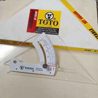 ไม้ฉากปรับมุม Toto Adjustable Set Square ขนาด 8 นิ้ว ทักแชทเพื่อประหยัดค่าส่ง