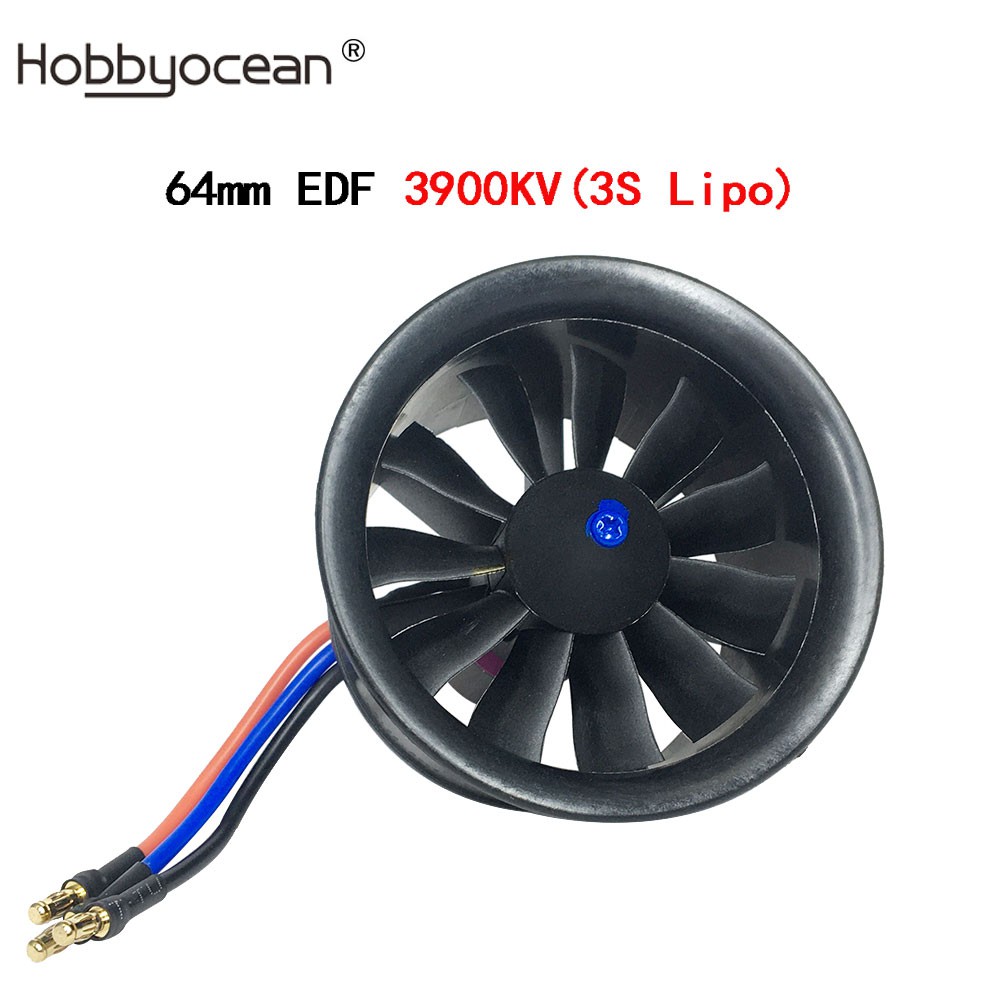 Hobbyocean พัดลมระบายความร้อน EDF 50A 40A ESC ขนาด 50 มม. 64 มม. 70 มม. ...
