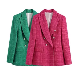 varinda #เสื้อคลุมผ้าทวิต #เสื้อคลุมผ้าทวีต #เสื้อคลุมสีเขียว #เสื้อคลุมสีบานเย็น #เสื้อคลุมสีชมพู