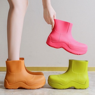 🎀9 สีให้เลือก รองเท้าน้ำใหม่🎀 Mona รองเท้าบูทกันน้ํา รองเท้าบูทแฟชั่น รองเท้าบูท รองเท้าบูทกันฝน รองเท้าบูทแฟชั่น