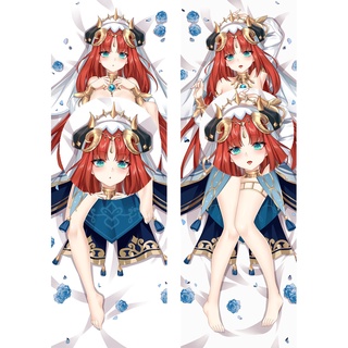 ปลอกหมอนคอสเพลย์อนิเมะ Genshin Impact Nilou Dakimakura