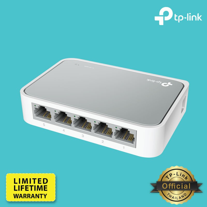 switch-hub-สวิตซ์ฮับ-tp-link-5-ports-fast-port-tl-sf1005d-สินค้าประกันศูนย์-lifetime-ตลอดอายุการใช้งาน