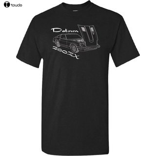 เสื้อยืดผ้าฝ้ายพิมพ์ลายขายดี  ใหม่ เสื้อยืดลําลอง แขนสั้น พิมพ์ลาย Datsun 280 ZX 280ZX สไตล์โบราณ เหมาะกับฤดูร้อน สํ