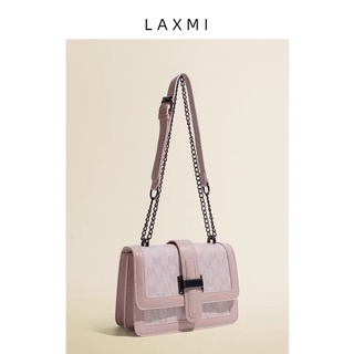 [ Pre-Order💕] กระเป๋าสะพายข้าง LAXMI มี 2 สี ชมพู ขาว ลายตัวM