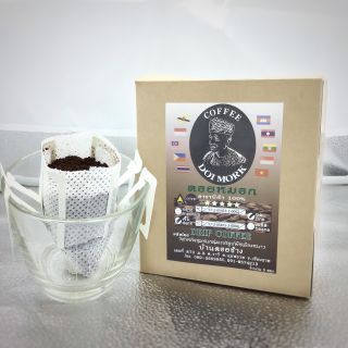 ภาพหน้าปกสินค้ากาแฟดริปจากดอยช้าง Drip Coffee คั่วใหม่  5 และ 10 ซอง ที่เกี่ยวข้อง