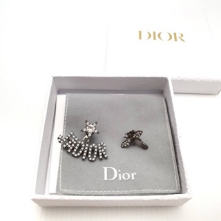 New Dior earring อะไหล่เงิน