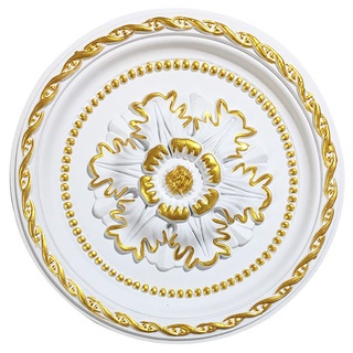 ❂ ✘European-style ceiling lamp plate decoration pool round pu carved French imitation gypsum material