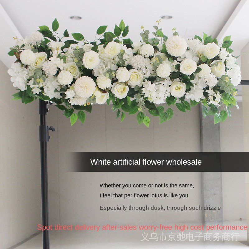 ดอกไม้ประดิษฐ์-สีขาว-สําหรับตกแต่งเวที-งานแต่งงาน