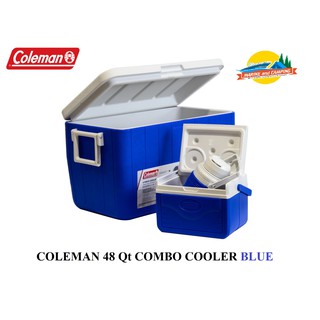 Coleman US 48 QT Combo Cooler (5 QT & 1/3 Gal)