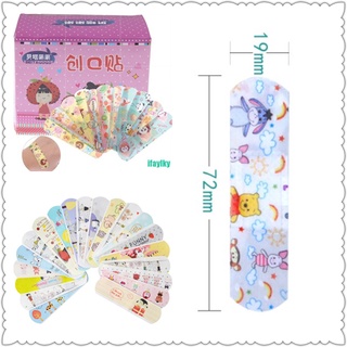 สินค้า ( Ifaylky ) พลาสเตอร์ลายการ์ตูนกันน้ําระบายอากาศ 120 ชิ้น