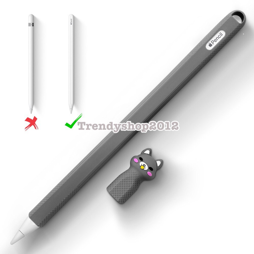 ภาพสินค้าพร้อมส่งจากไทย เคสปากกาซิลิโคนการ์ตูน Apple Pencil 2 เก็บเงินปลายทางได้ จากร้าน trendyshop2012 บน Shopee ภาพที่ 4