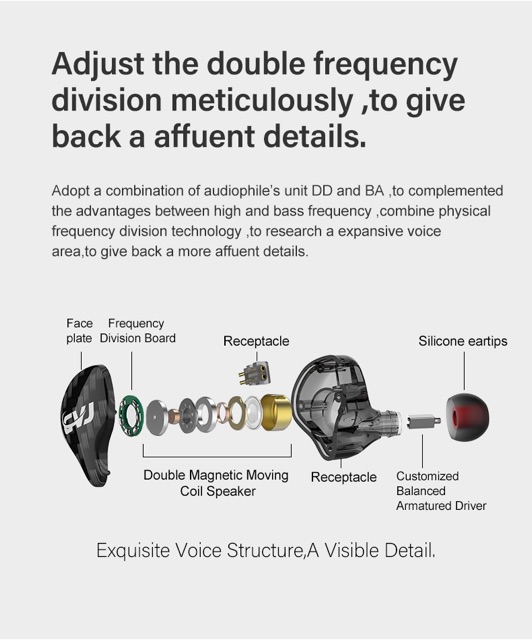 cvj-ชุดหูฟังอินเอียร์-cvj-csa-metal-earbuds-in-ear-monitor-earphones-2ba-1dd-2020