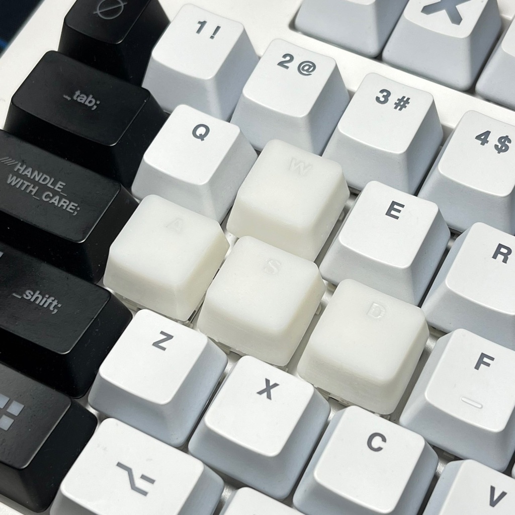 wasd-keycap-ปุ่มคีย์บอร์ดแสงลอด-4ปุ่ม-วัสดุแข็งแรง-อ่านรายละเอียดสินค้าก่อนสั่งซื้อ