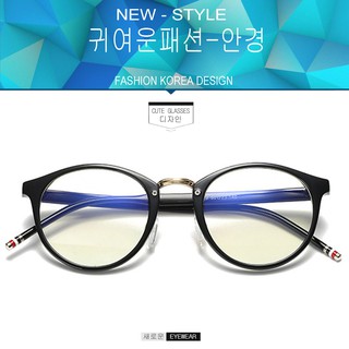 Fashion แว่นตากรองแสงสีฟ้า รุ่น 8629 สีดำเงาตัดทอง ถนอมสายตา (กรองแสงคอม กรองแสงมือถือ) New Optical filter