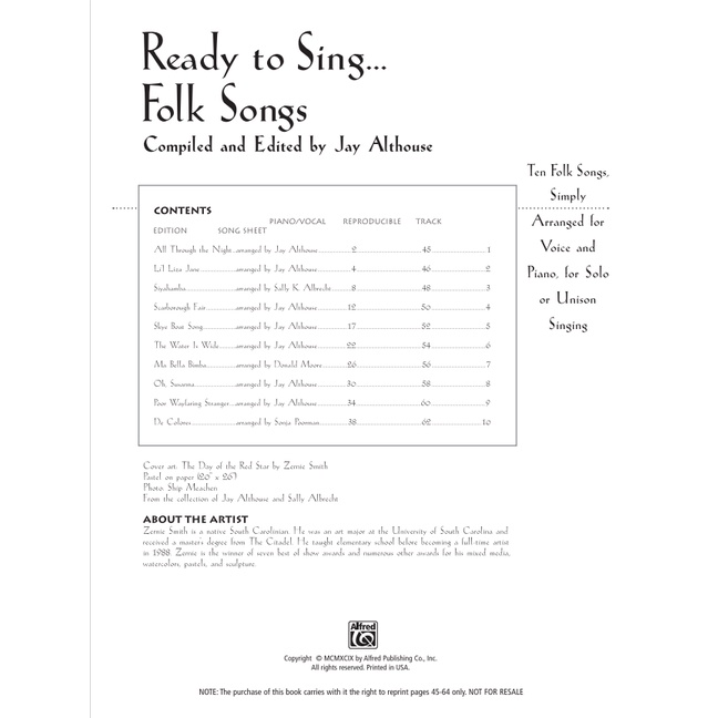alfred-ready-to-sing-folk-songs-ten-folk-songs-simply-arranged-for-voice-and-piano-for-solo-or-unison-singing