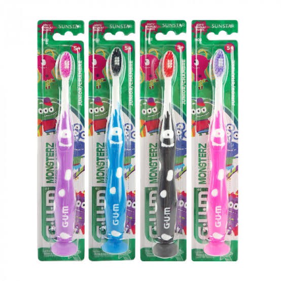 gum-kids-monsterz-toothbrush-แปรงสีฟันสำหรับเด็กอายุ-2-หรือ-5-1ด้าม-คละสี