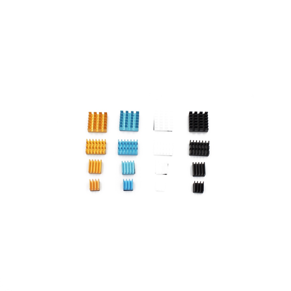 raspberry-pi-4-tiny-heatsink-ฮีตซิงค์จิ๋ว-จำนวณ-4-ชิ้น-หลายหลายสี-พร้อมเทป-3m