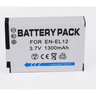 แบตกล้อง NIKON EN-EL12 for  Nikon Coolpix S70, S710, S800c, S9600, S9700, S9900 Replacement Battery for Nikon