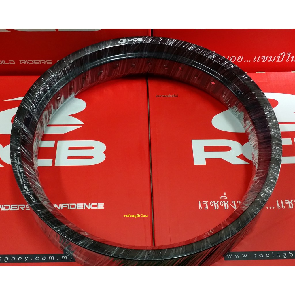 วงล้ออลูมิเนียม-ขอบ17-ทรง-mt-โมตาด-rcb-racing-boy-36รู-ขนาด-2-50x17-3-00x17-3-50-4-25-4-50-5-00-สีดำ-ขอบล้อมอเตอร์ไซค์