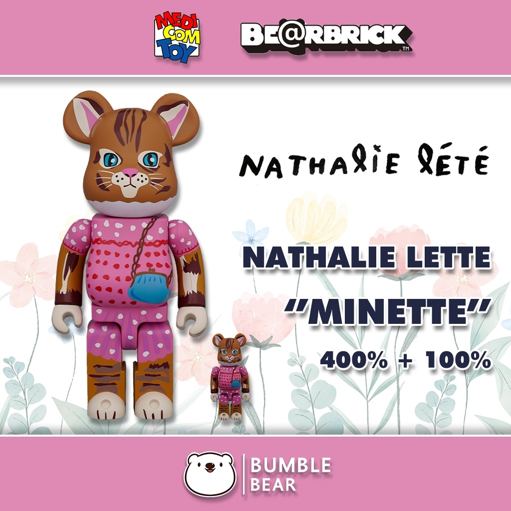 Be@rbrick Nathalie Lété Minette 100% & 400% Collectible