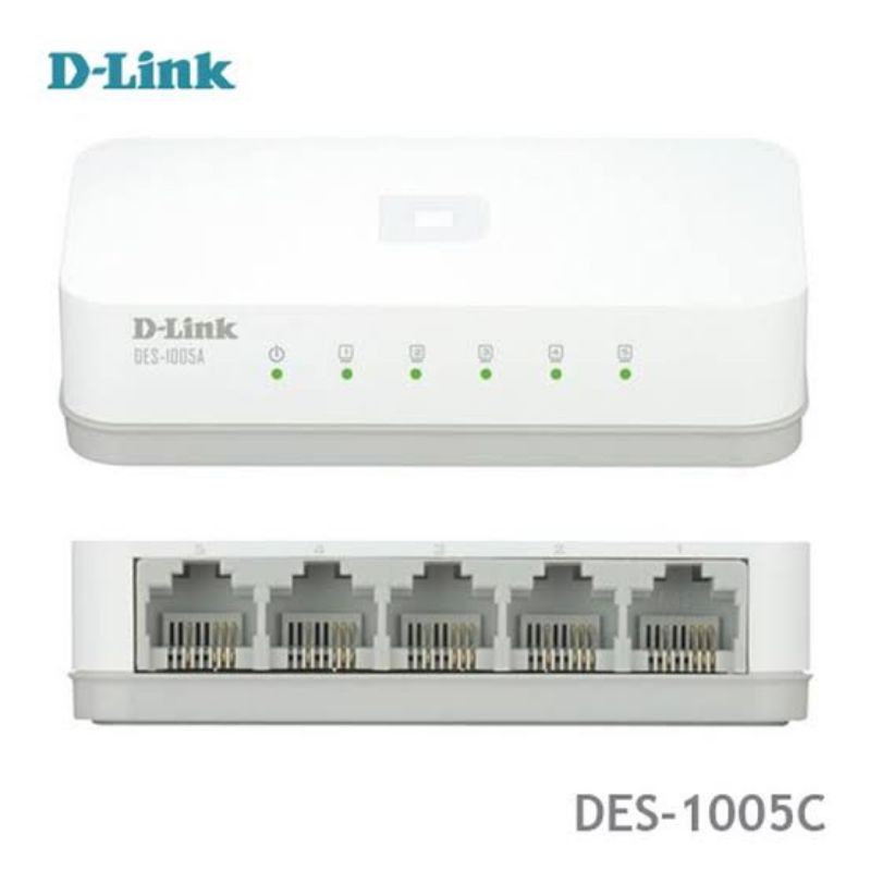 switch-hub-lan-สวิตซ์ฮับ-5-port-d-link-des-1005c-tp-link-ls1005