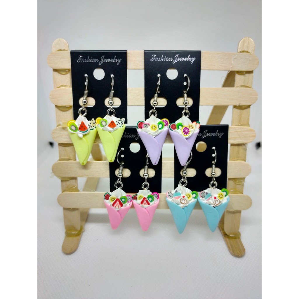 เครื่องประดับแฟชั่นสตรี-ต่างหูแฟชั่น-ต่างหูเรซิ่น-ต่างหูมินิมอล