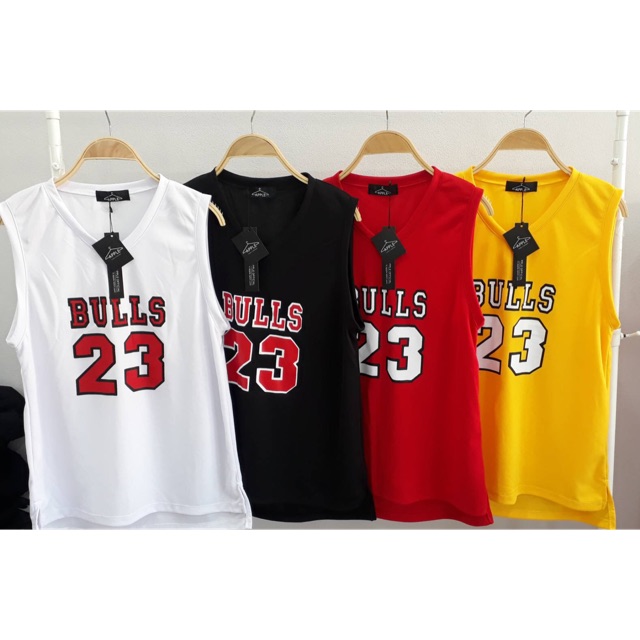 เสื้อกล้ามผ้ากีฬา-bulls23-เสื้อกีฬา