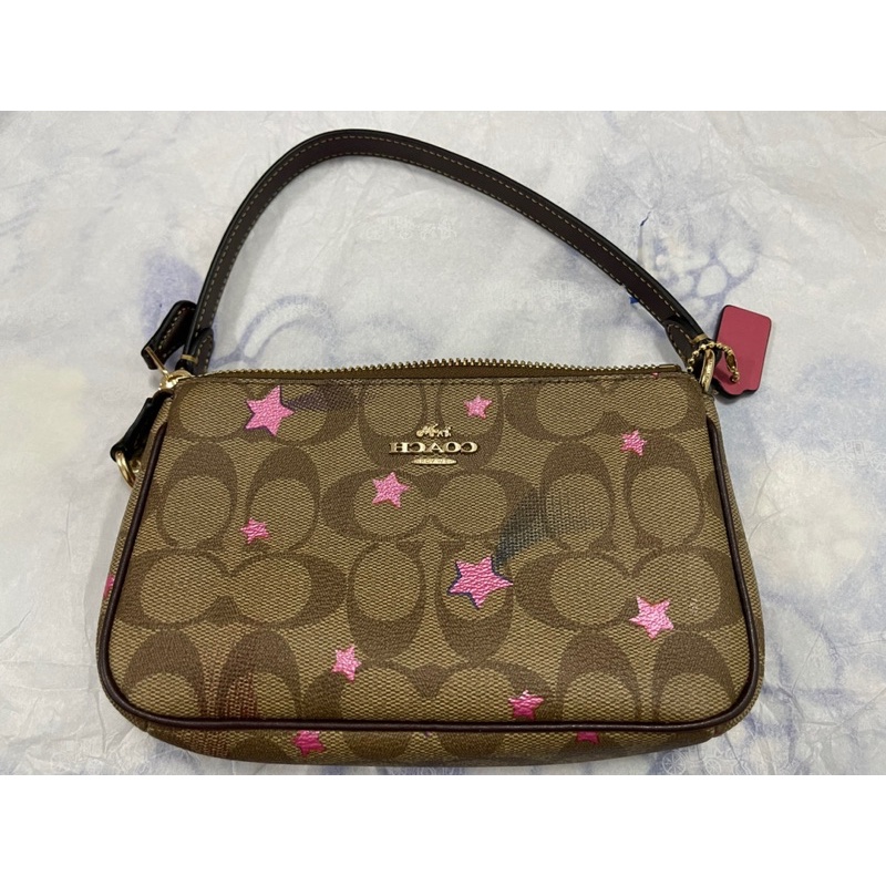 Coach Nolita 19 In Signature Canvas With Disco Star Print