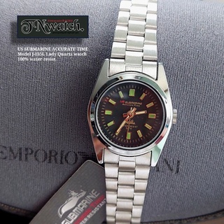สินค้า US SUBMARINE รุ่น J-035L นาฬิกาข้อมือผู้หญิงระบบควอทซ์ กันน้ำ100%พร้อมกล่อง