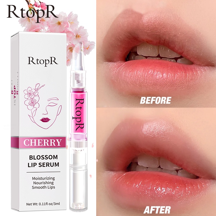 รูปภาพของRtopR FDA ดอกซากุระ ปากอมชมพู ลิปเซรั่ม เมลาโทนิน บำรุงริมฝีปาก ให้ความชุ่มชื้น ติดทนนาน Lip Lightening Serumลองเช็คราคา