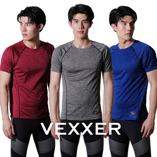 สินค้า Vexxer TopDye Running Shirt X01  เสื้อกีฬา แขนสั้น เสื้อยืด เสื้อวิ่ง ออกกำลังกาย QuickDry