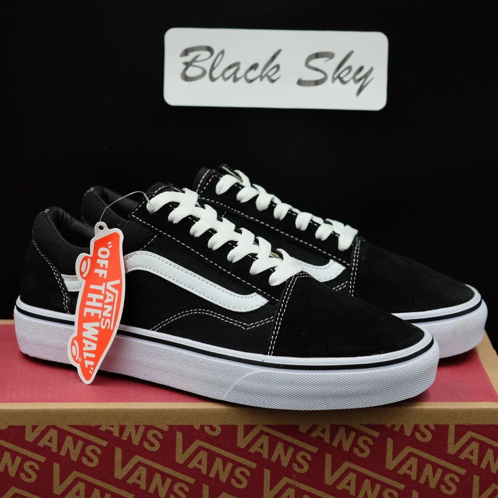 เหลือ259-ใช้-mayinc30-vans-old-skool-classic-100-ขาว-ดำ-รองเท้าผ้าใบ-สุดคลาสสิค-ลดราคา