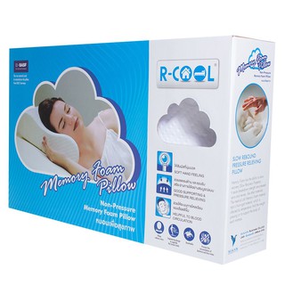 หมอนสุขภาพ MEMORY FOAM R-COOL TRADITIONAL หลับสบายได้สุขภาพดี ด้วยหมอนหนุนสุขภาพ จาก R-COOL ผลิตจากเมมโมรี่โฟม ให้ความรู