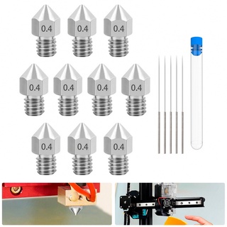 【EVERY】Nozzle Stainless Steel 10x Steel Accessories Cleaning Needles Extruder【Good Quality】