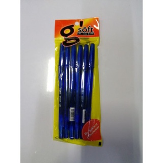 ปากกาgsoftชุด6ด้ามสีน้ำเงิน