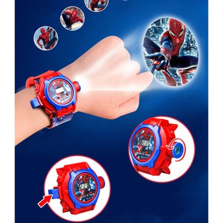 【พร้อมส่ง】ฟิกเกอร์อนิเมะ Marvel 24 รูปแบบ PJ Watch Spider Man ของเล่น สําหรับเด็กผู้ชาย ผู้หญิง ของขวัญวันเกิด