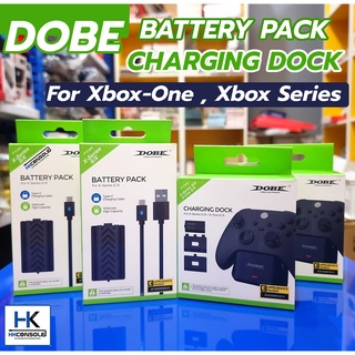 Dobe™Battery Pack &amp; Charging Dock For XBOX One , Xbox Series ชุดแบตเตอรี่จอย และ แท่นชาร์จ สำหรับ XBOX ONE , Series S/X