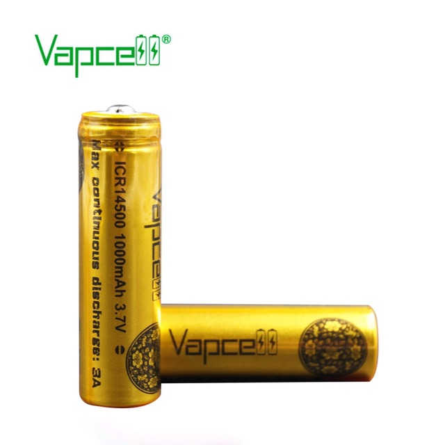 ภาพสินค้าVapcell ICR14500 1000mah 2A ถ่านชาร์จ14500 3.7V จากร้าน power18 บน Shopee ภาพที่ 2