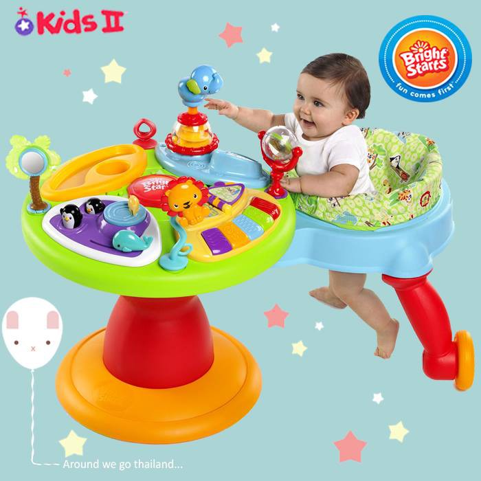 รถหัดเดิน Zippity Zoo 3in1 Around We Go Bright Starts Shopee
