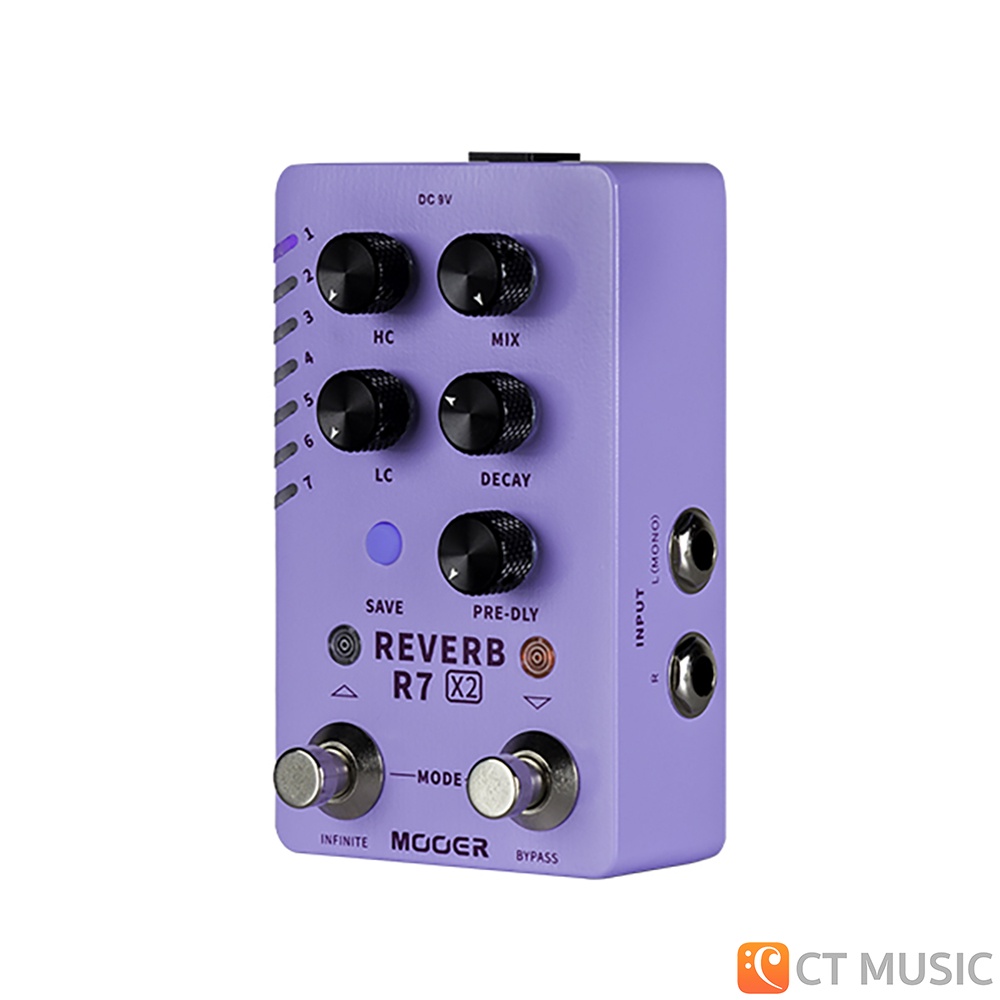 mooer-r7-x2-reverb-เอฟเฟคกีตาร์