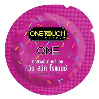 ภาพขนาดย่อของภาพหน้าปกสินค้าOnetouch Condom ถุงยางอนามัยวันทัช เริ่มต้น 10 บาท เลือกแบบได้ คละกันได้ ของแท้100% ขนาด49-56 มม. จากร้าน healthy2pro บน Shopee ภาพที่ 2