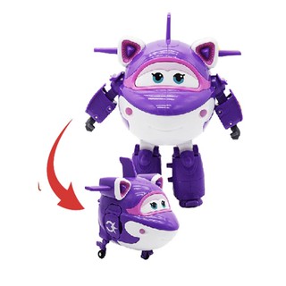 Super Wings หุ่นยนต์ของเล่น Transforming Crystal